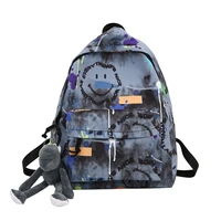 book bags laptop boy men backpack college graffiti print for teenage girls female women student travel school bag 2021 cool