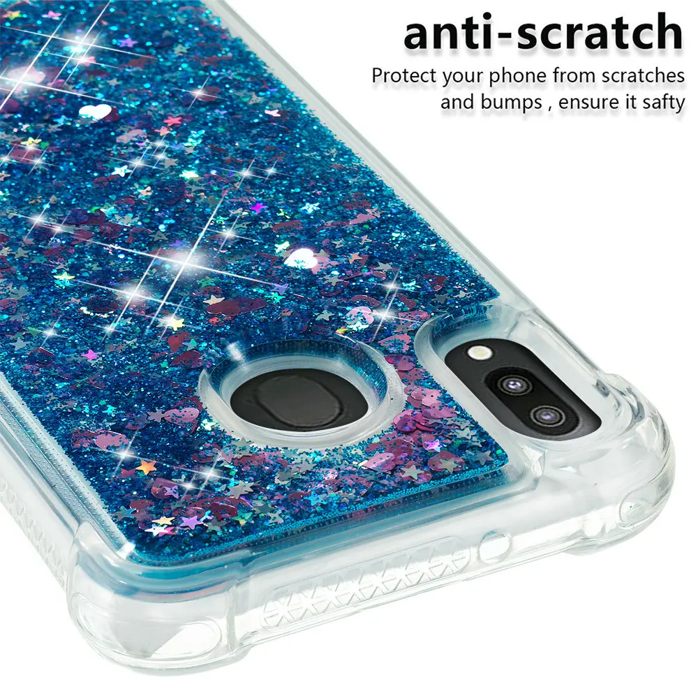 Шикарный роскошный чехол с зыбучим песком для Samsung Galaxy A10 A20 A30 A40 A50 A70 M10 M20 M30 A7 2018 A20E