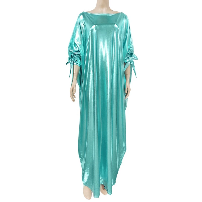 

a21African Design Dashiki Dress Silk Beading Abaya Bandage Maxi Bazin Vintage Long Sleeve Robe Gowns Africa Sexy Lady Party