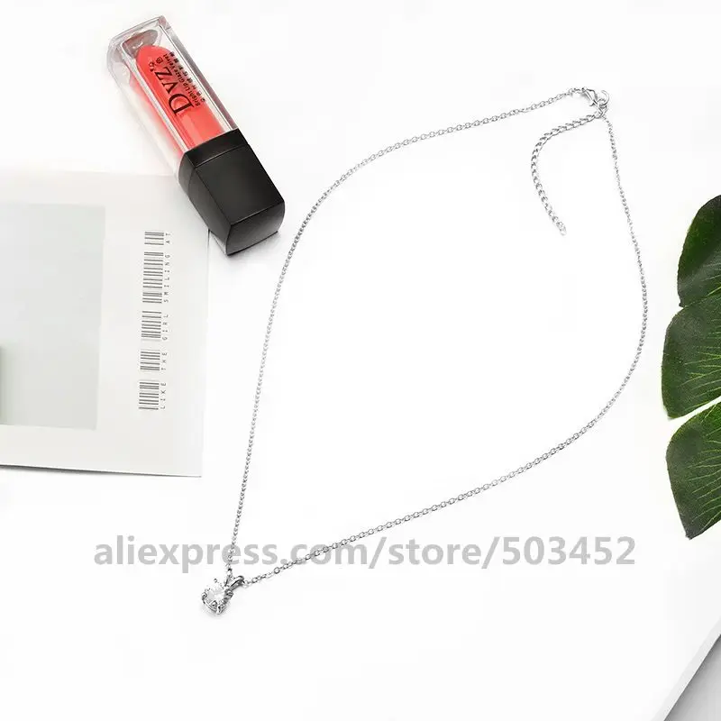 200 шт/партия Большой Циркон Подвесные цепи ожерелье Подарки для подруг s Lover милое