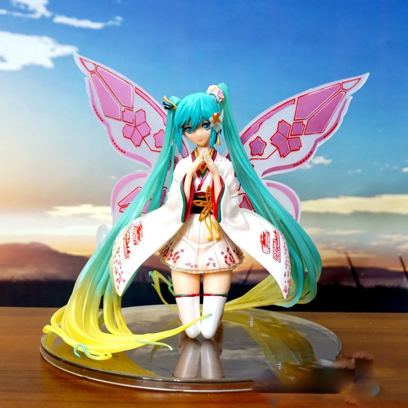 Фигурка героя мультфильма Мику Hatsune 22 см | Игрушки и хобби