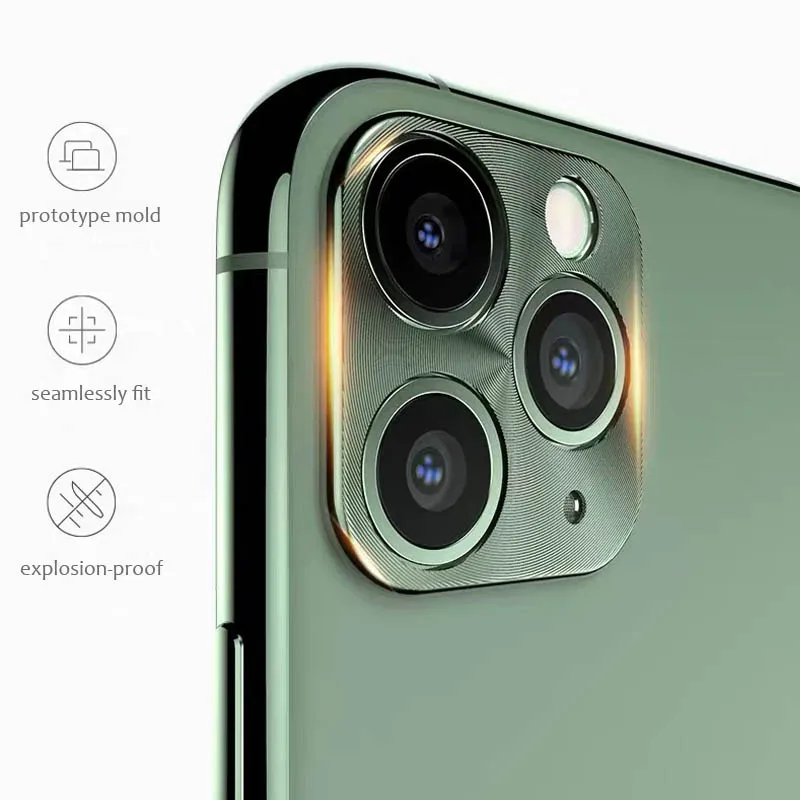 

Защитная пленка для объектива камеры для iPhone 11 Pro Max, металлическая защитная крышка для объектива камеры для iPhone 11 Pro Max, крышка для камеры