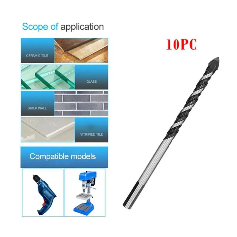 10 шт. классические сверла текстура Твердосплавный Наконечник