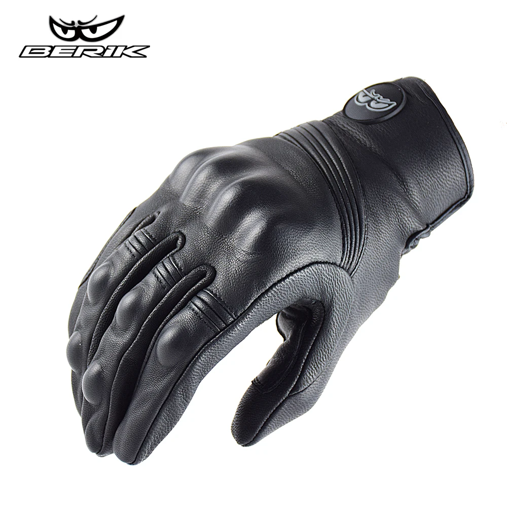 Мотоциклетные Перчатки из натуральной кожи мотоциклетные перчатки в стиле ретро