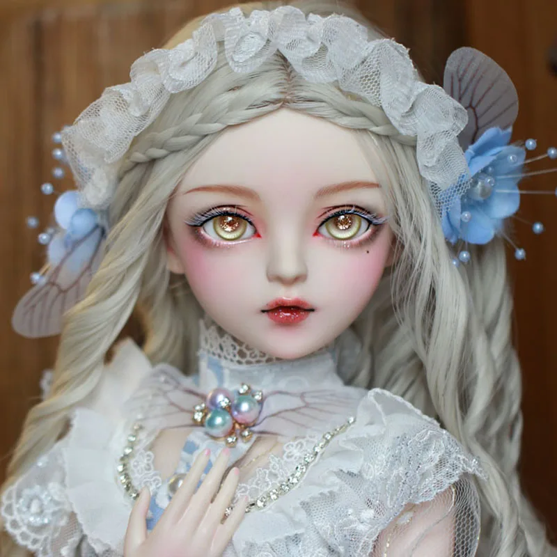 

BJD 60cm Spherical Joint Doll Girl Gift Hand-painted Makeup Full Set of Lolita/princess Doll with Clothes Butterfly Fairy
