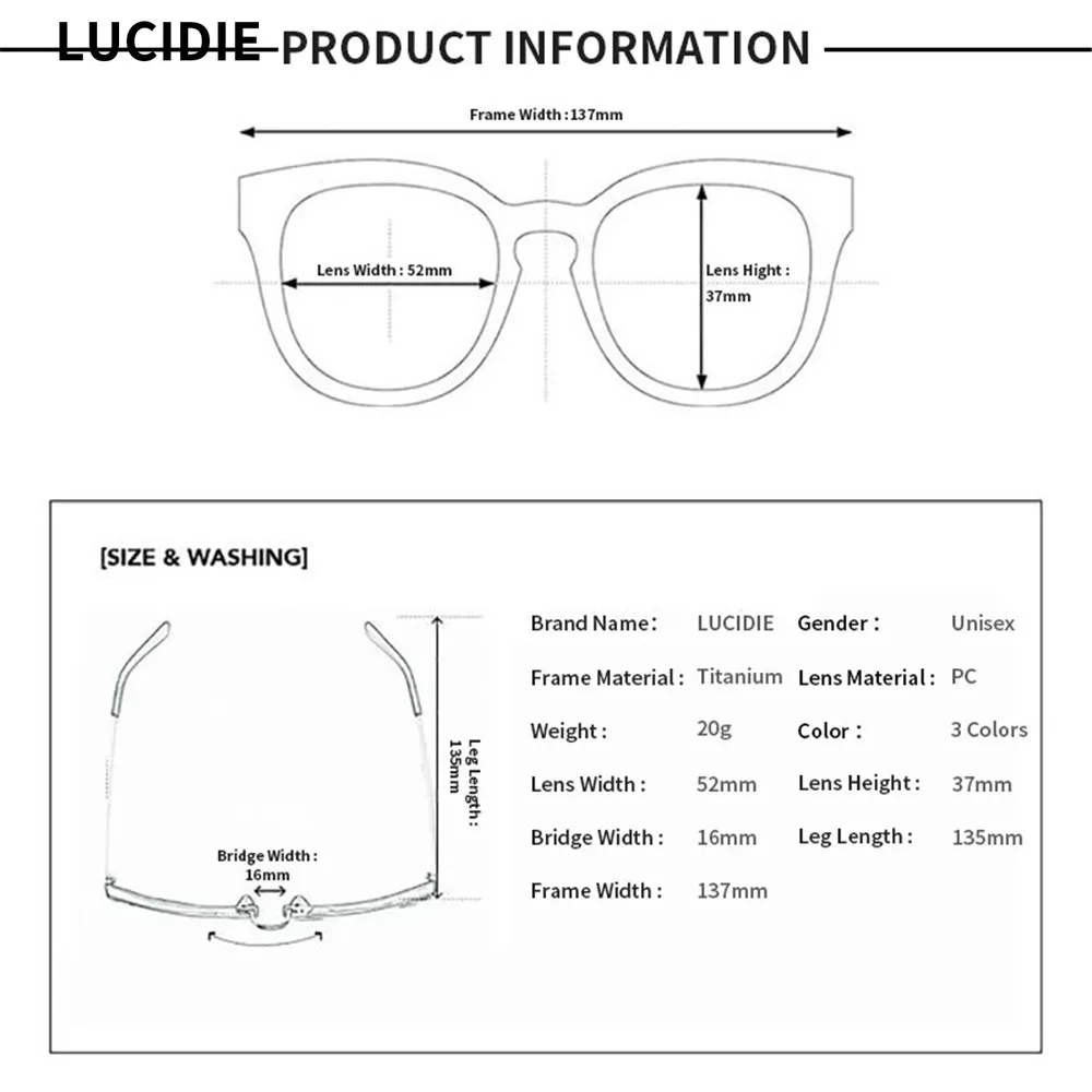 Мужские и женские очки кошачий глаз Lucide в оправе с защитой от синего света по
