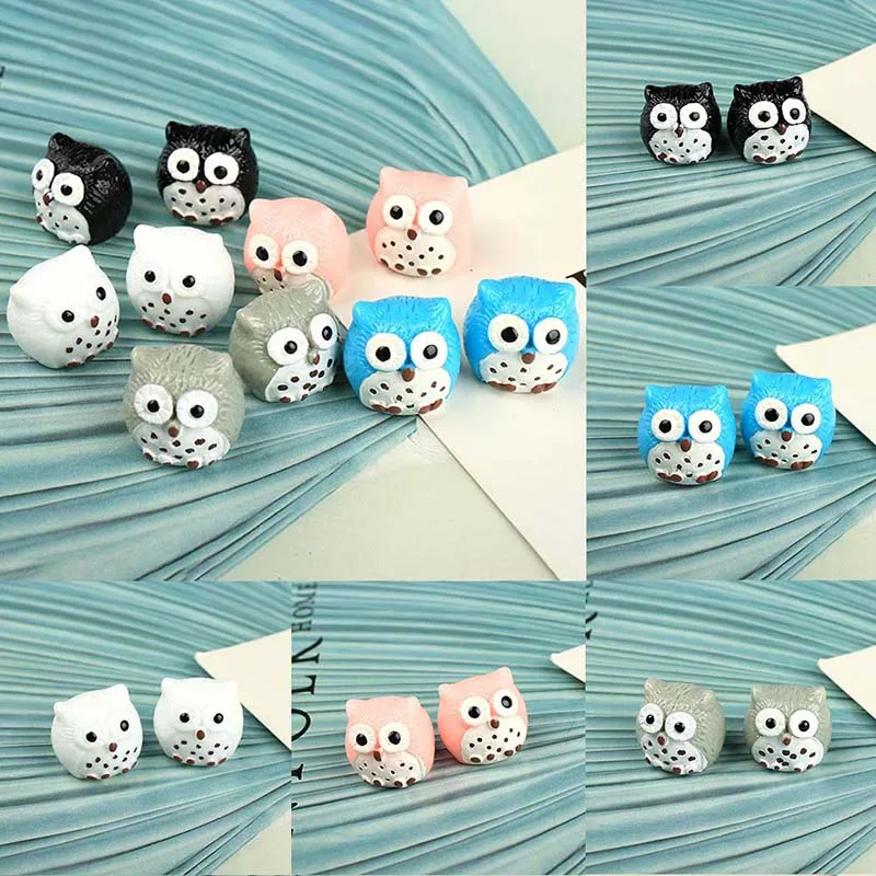 2 предмета/1 комплект подарок на день рождения мини фигурки сов из Ландшафтный