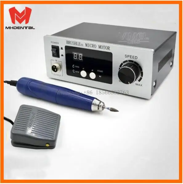 70000 об/мин бескарбоновый бесщеточный новый алюминиевый корпус стоматологический
