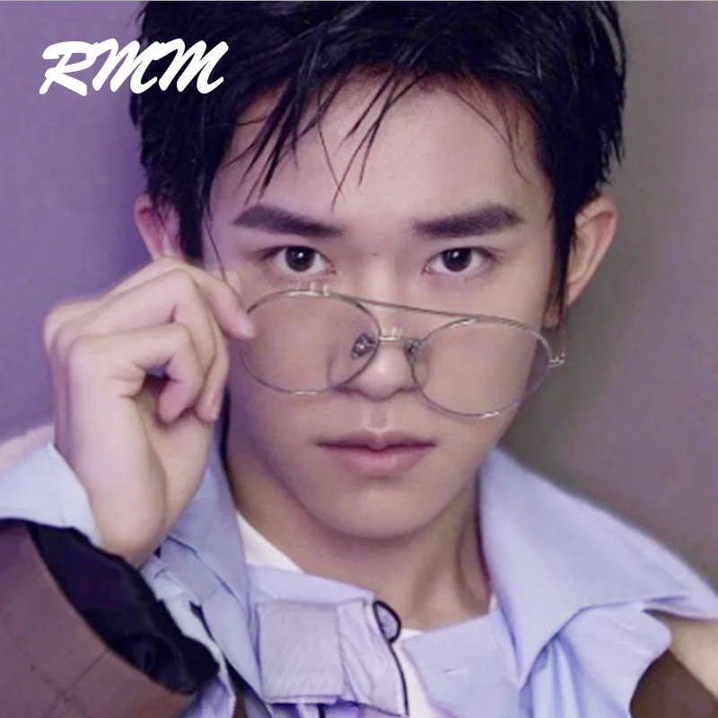 Модные круглые солнцезащитные очки унисекс в металлической оправе для женщин и