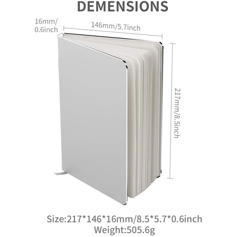 Блокнот для записей с алюминиевым покрытием дневник мягкой копией металлический