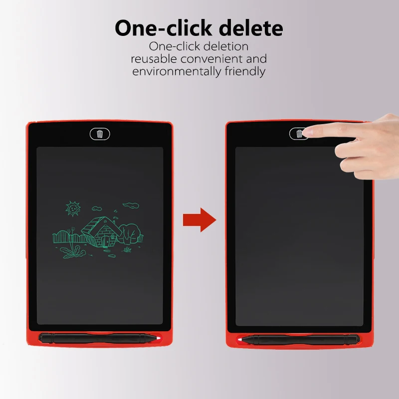 Sunany 12" Lcd Writing board One-click delete ultra-thin graphics tablet Digital Drawing Tablet Handwriting Pads for kids gift |
