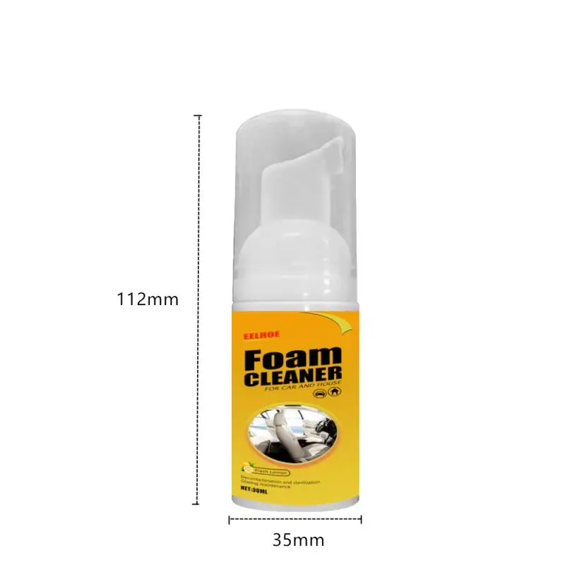 

30ml Foam Cleaner Anti-aging Cleaning Automoive Car Interior Home Cleaning Multi-purpose Foam Cleaner Home Gadget