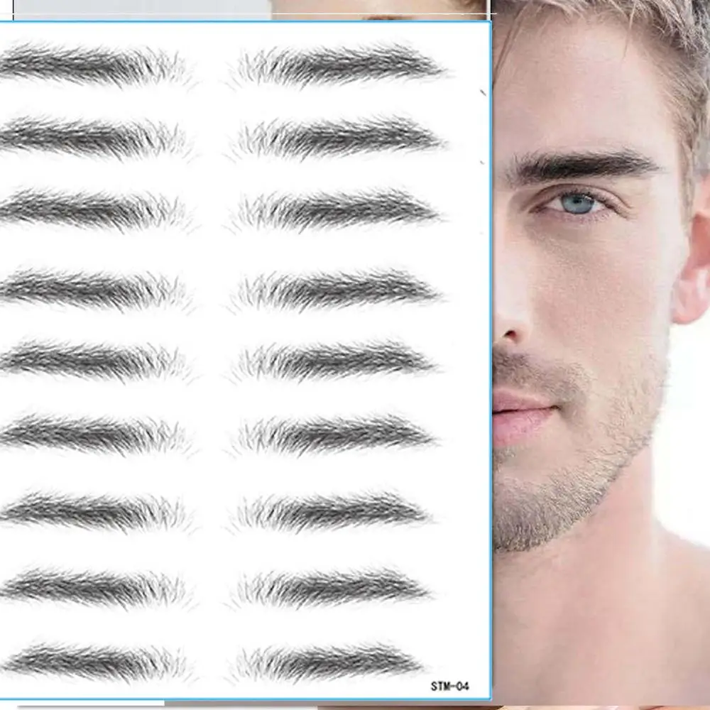 Новинка волшебные 4d наклейки для бровей как у волос ложные брови водостойкие