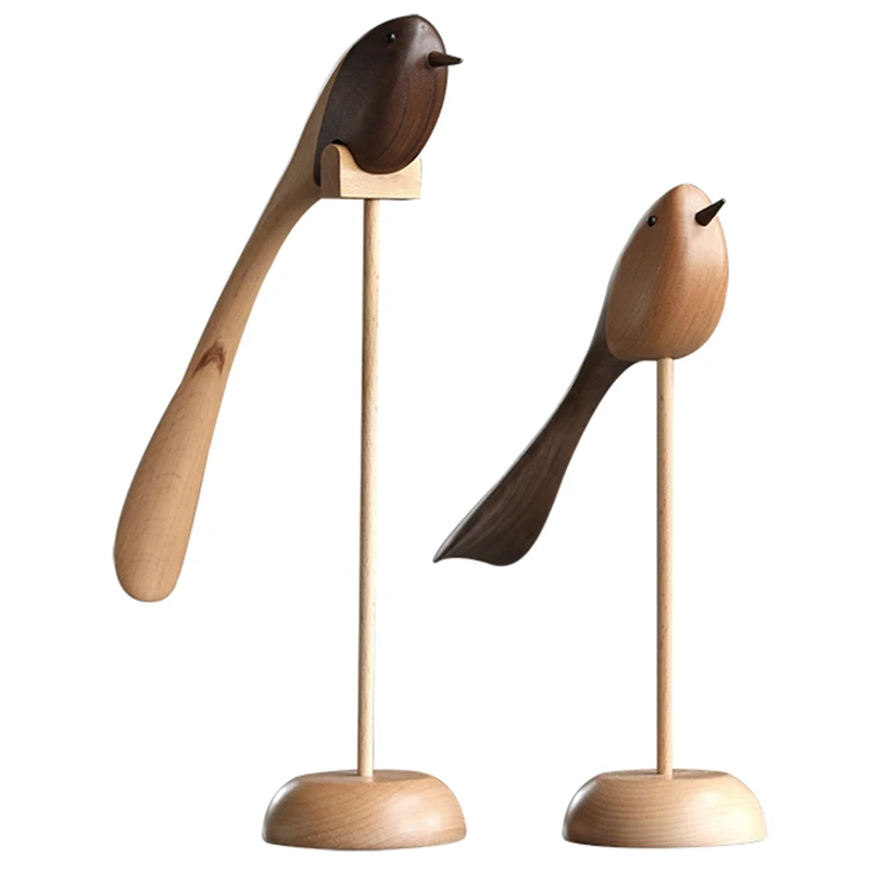 

Jewelry Carving Play Furnishing Puppet Home Furnishing Wood Bird Type