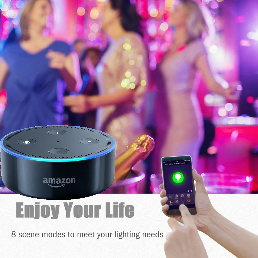 6 Вт RGB умный Wifi светодиодный светильник для свечей украшение умная жизнь WiFi свеча