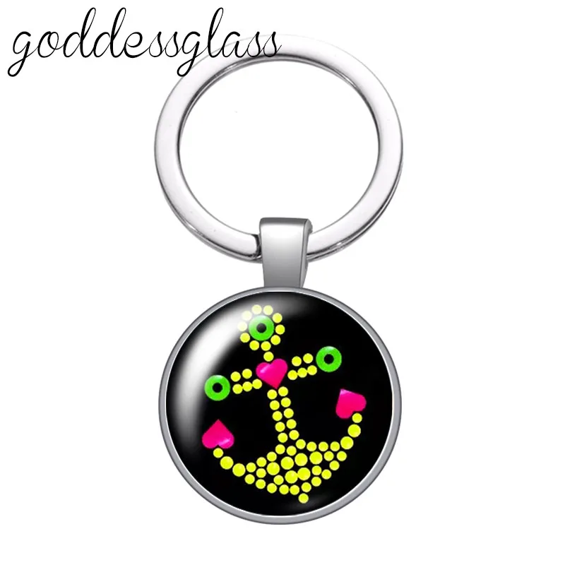 Женский якорь навигационный Маяк стеклянная Фотосумка автомобильный брелок