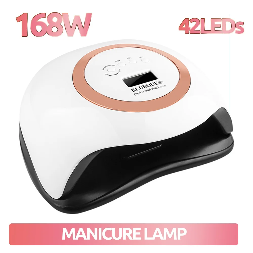 

Nail Lamp 168W UV LED Lamp Nail Dryers For Manicure Pedicure Professional Tools LCD Display Auto Sensing лампа для сђки ногей