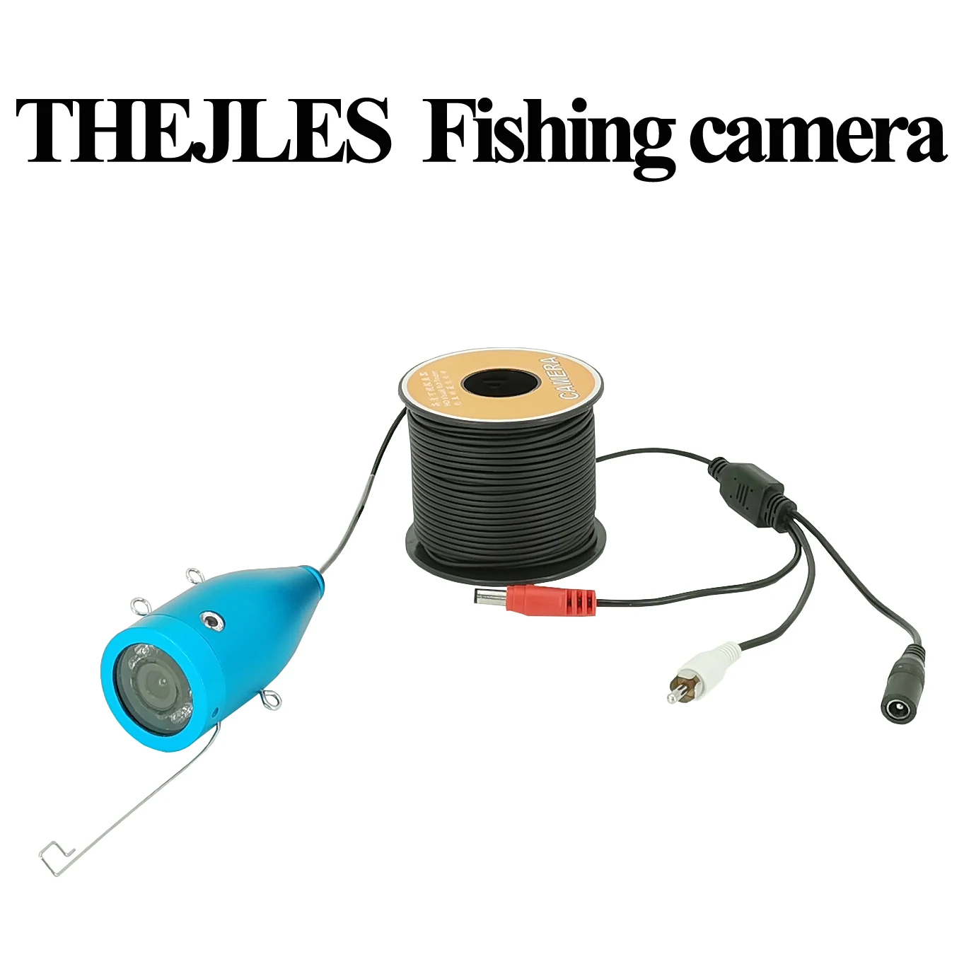 Продажа Подводная камера THEJLES HD 1000TVL, кабели 15 м для визуального рыболовного устройства с цветным монитором 7 дюймов