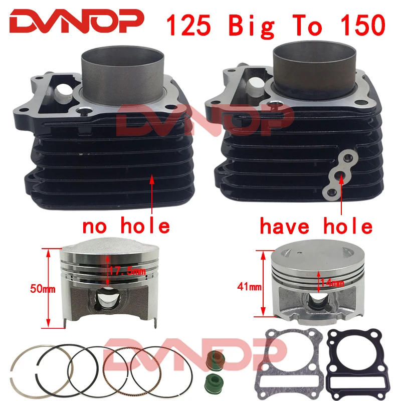 Комплект мотоциклетных цилиндров 62 мм с наружной резьбой большого диаметра для