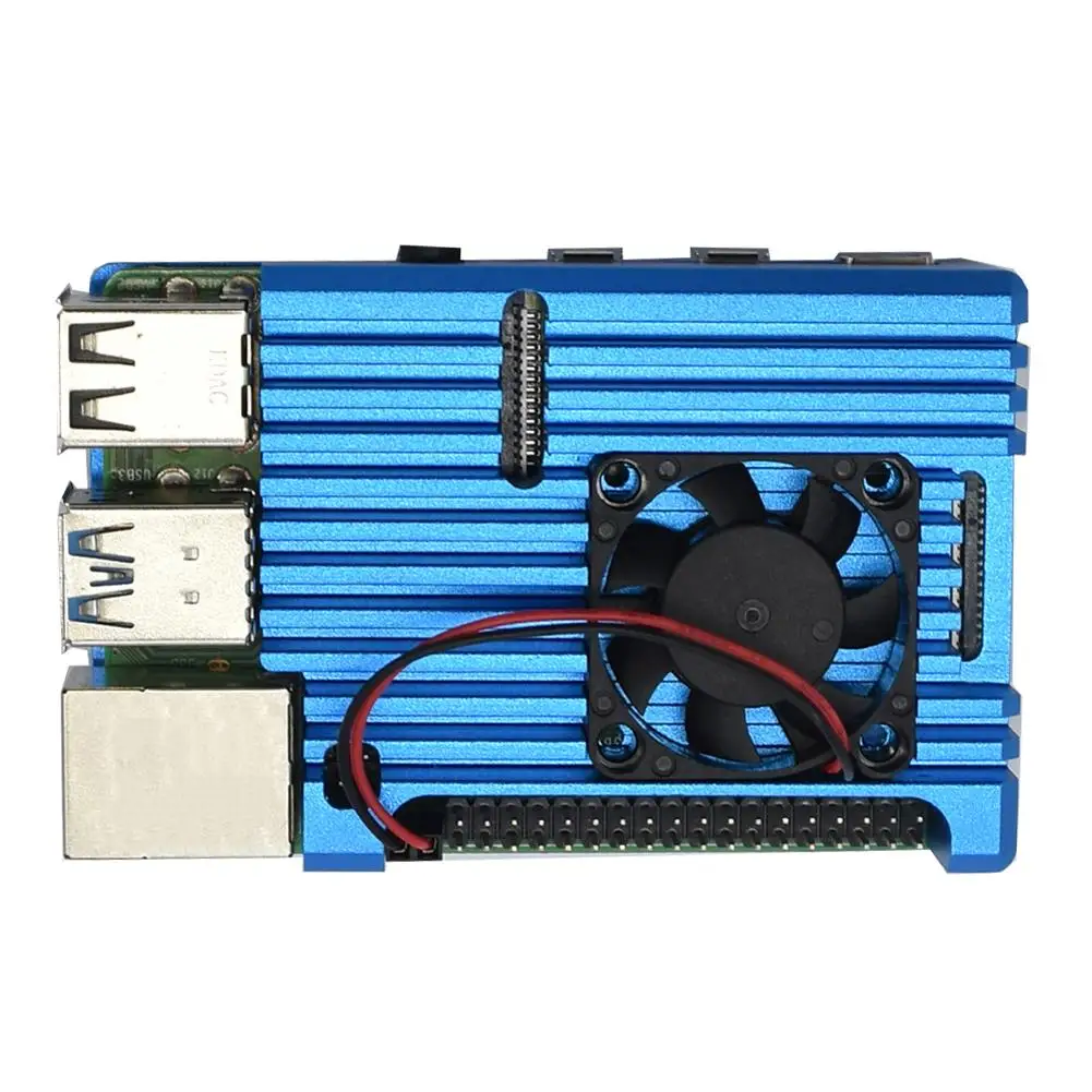 Для Raspberry Pi 4 b тип Алюминий из сплава в виде металлического отведение тепла ЧПУ