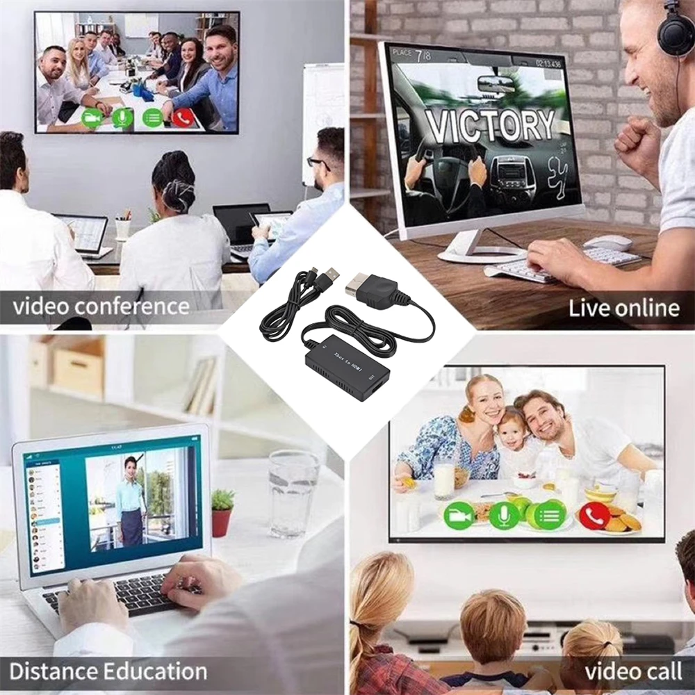 0.9m Original Console For Xbox To HDMI-compatible Cable Compatible AV Adapter Connect HDTV All Classic Models | Электроника