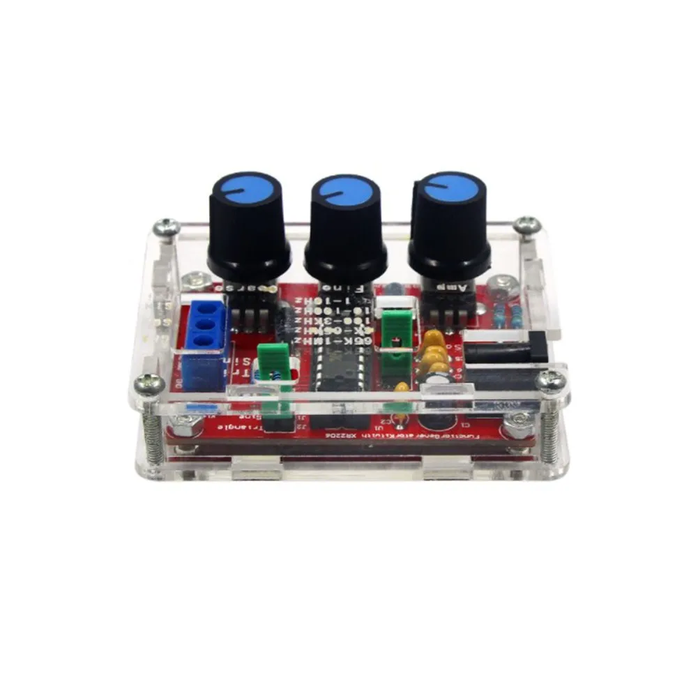Function Signal Generator DIY Kit Sine/Triangle/Square Output 1Hz-1MHz Adjustable Frequency Amplitude | Инструменты