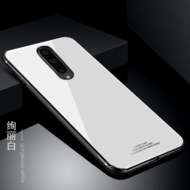 YUETUO стекло оригинальный защитный чехол на заднюю панель телефона для one plus 7 pro 6 t 5
