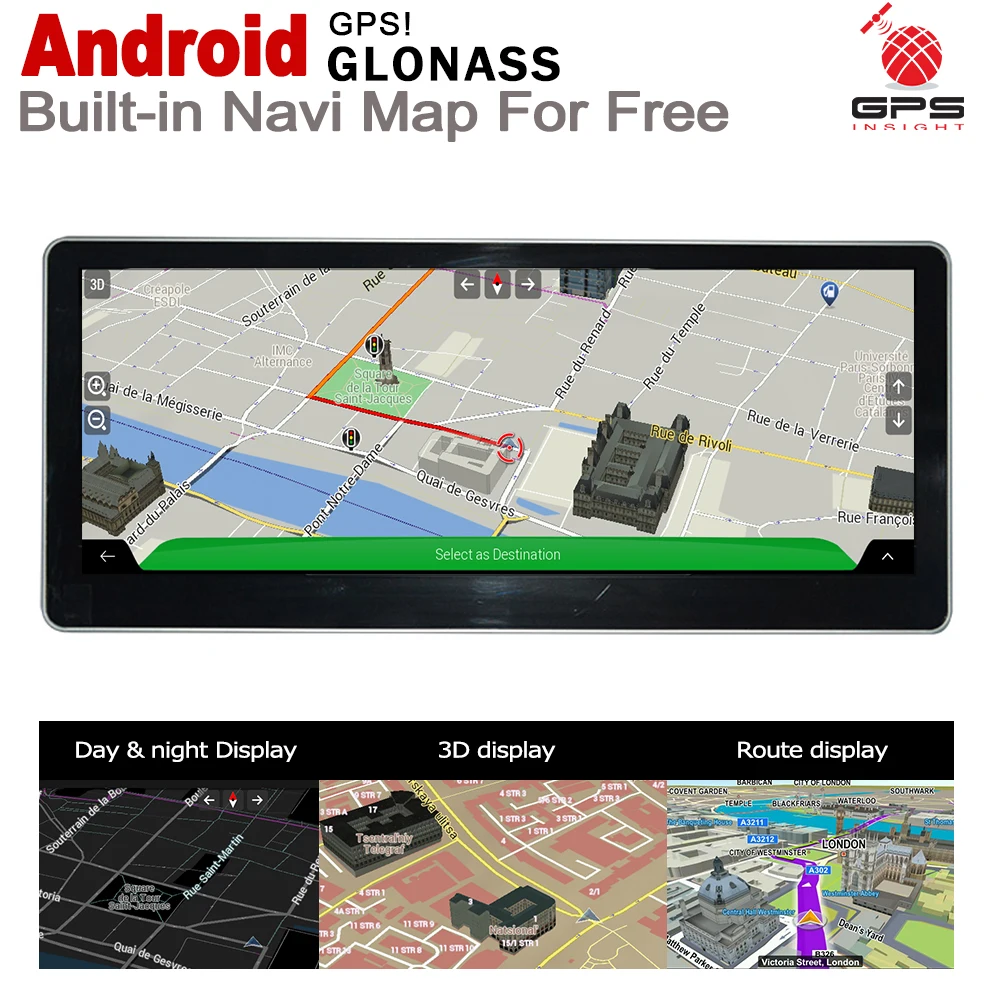 Автомобильный Android радио GPS мультимедийный плеер для Audi A4 8 Вт 2016 ~ 2019 MMI