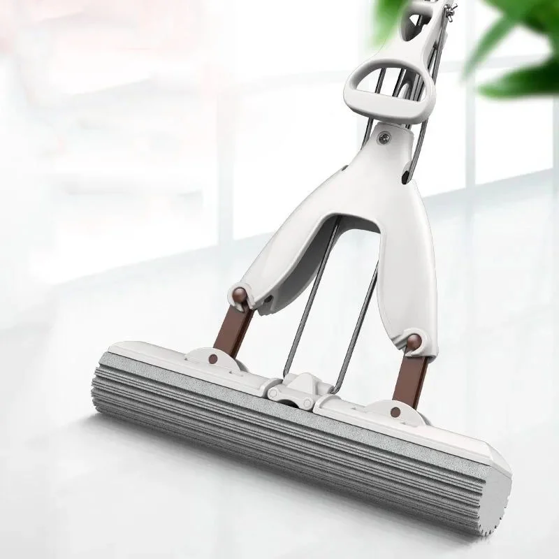 

Швабра с губкой, Бытовая Складная впитывающая губка для отжима воды, для ленивой уборки, без ручного мытья