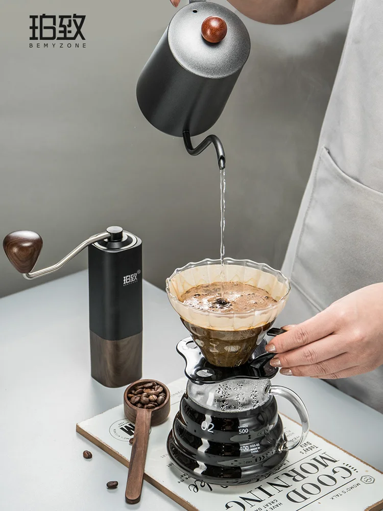 売る ステンレス鋼コーヒーポットフィルターカップグラインダー高級クリエイティブコーヒーツールハンド家庭用boiteカフェcoffewareセットDG50CS