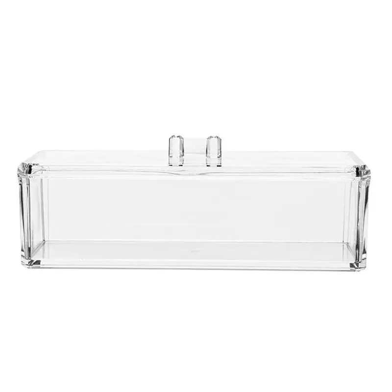 Акриловая прозрачная прямоугольная коробка для хранения продуктов органайзер