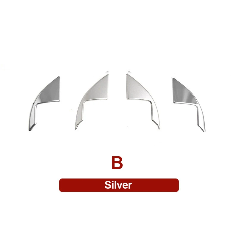 

4 шт., наклейки для дверей автомобиля, из нержавеющей стали