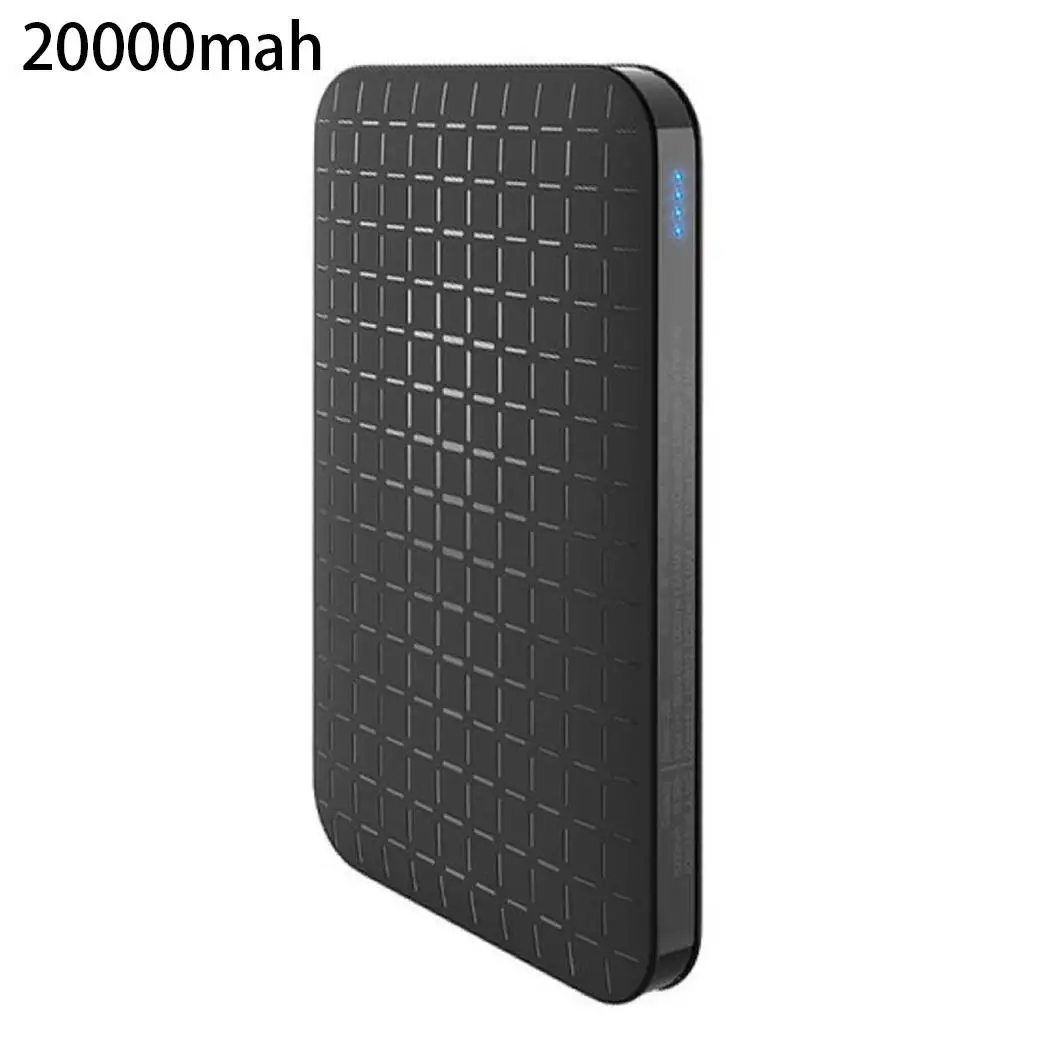 Hoco 20000mAh портативное зарядное устройство с двумя USB быстрой зарядкой мобильное