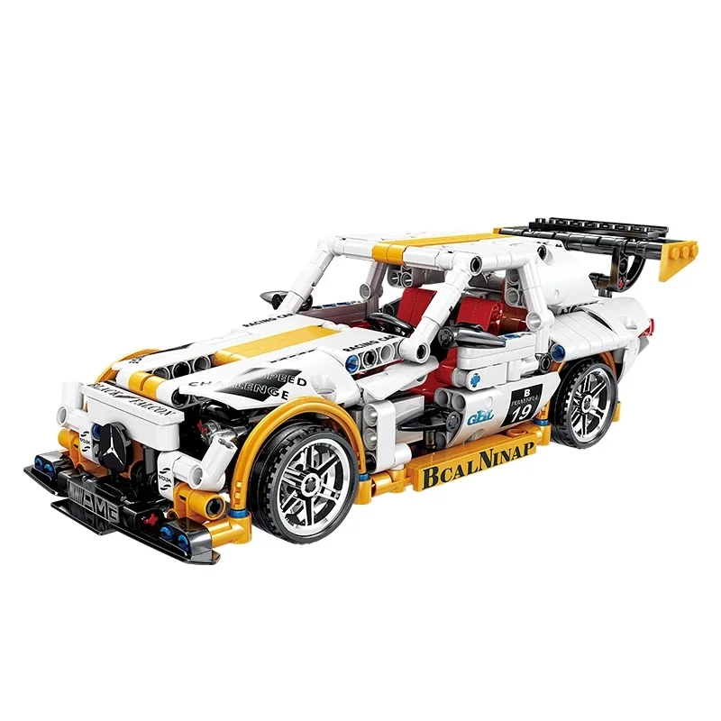 

572pcs Kaizhi KY1016 Mechanical Engineering Pull Back Mercedes-Benz Modified Racing Model Building Block Toy Gifts