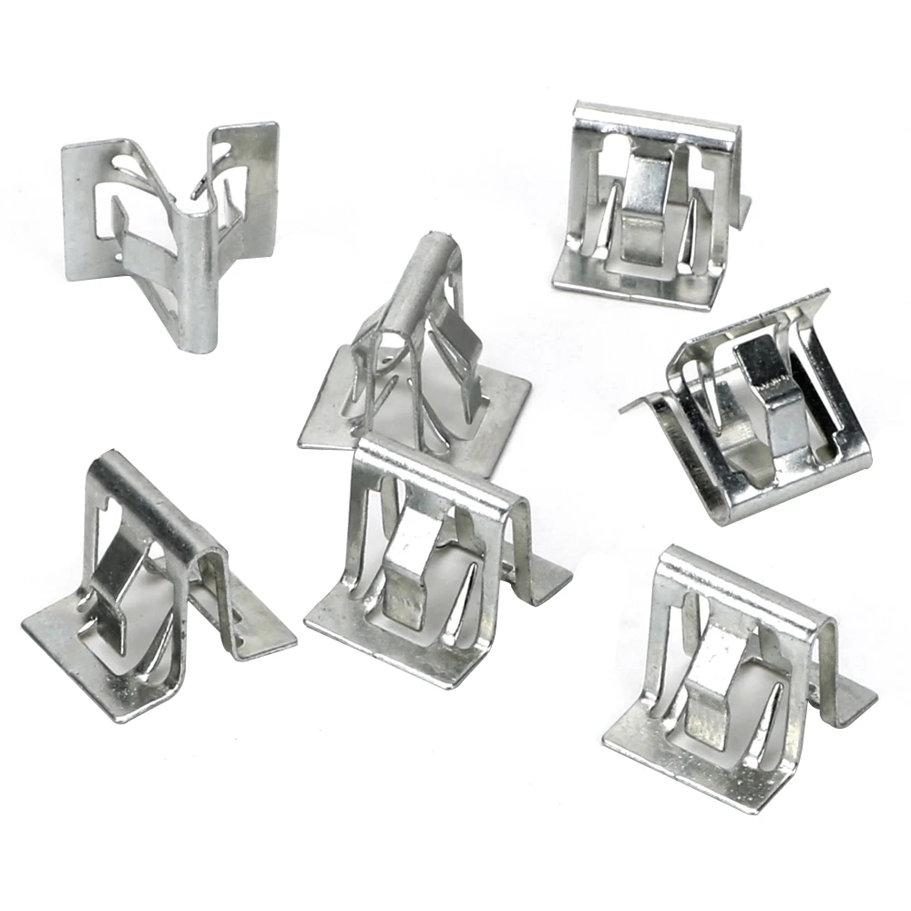 

15Pcs Interior Trim Plate Fixed Iron Clip Buckle Car Dashboards DVD Universal Car Fasteners Auto accessories