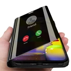 Чехол-книжка для Samsung Galaxy M31, M21, M30S, зеркальный, кожаный