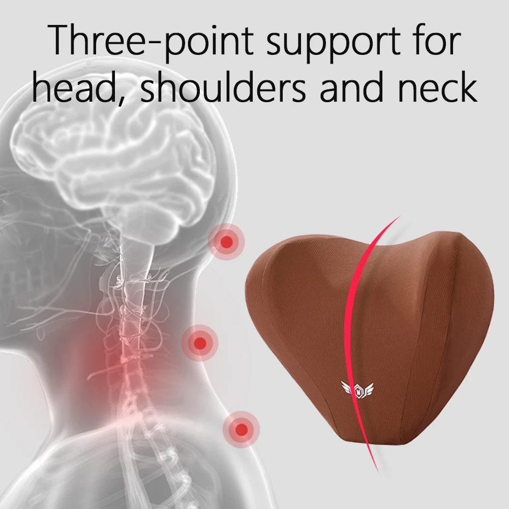 Изогнутый подголовник автомобильного сиденья подушка для шеи Подушка спины
