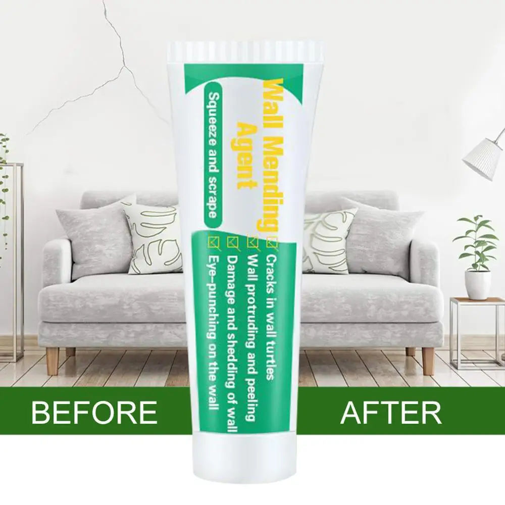 best selling 2019 products 1/2/3 PC 100ml Wall Mending Agent Repair Cream Crack Nail with scraper #3D26 | Обустройство дома