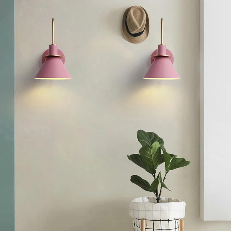 Современные Настенные светильники в стиле индастриал скандинавский Железный