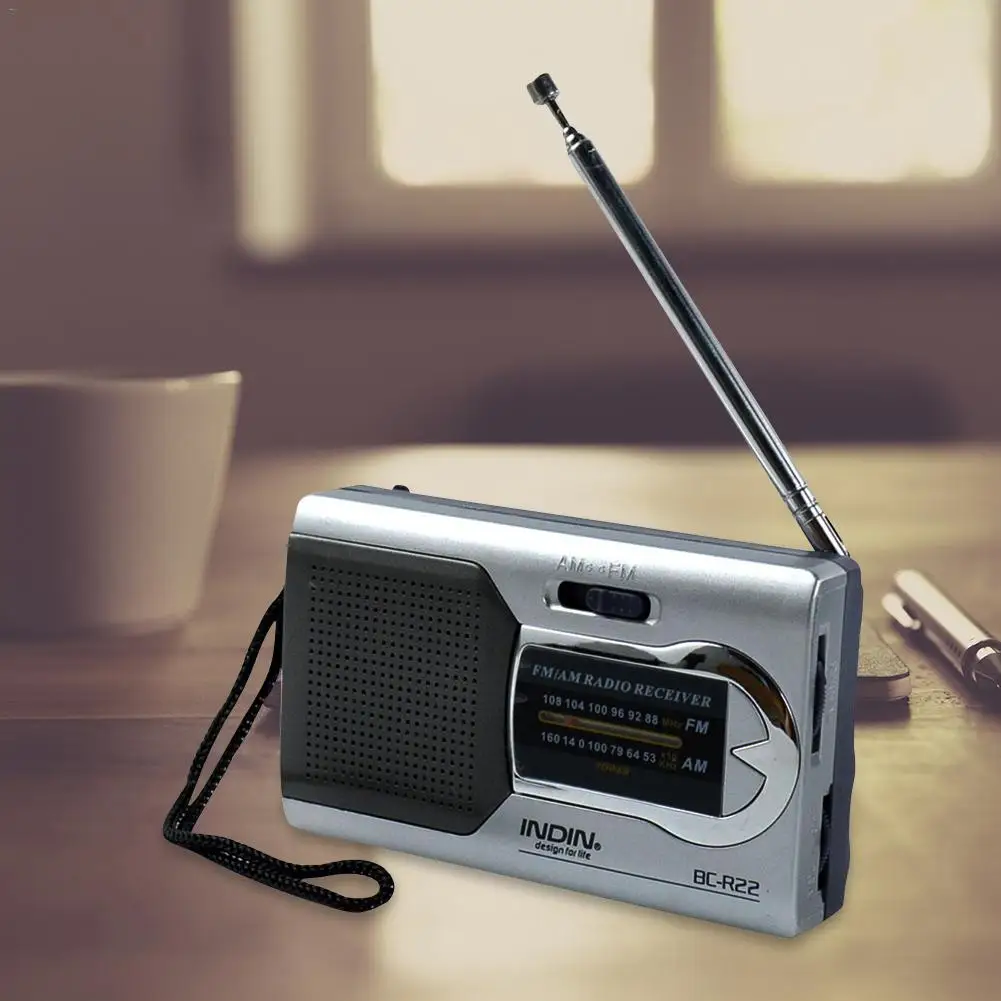 Высокое качество AM fm радио BC R22 Портативный со встроенным динамиком приемник Мини