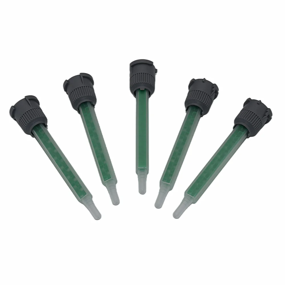 Клей-аппликатор эпоксидной смолы 5 шт. статический миксер смешанное сопло 1:1 AB