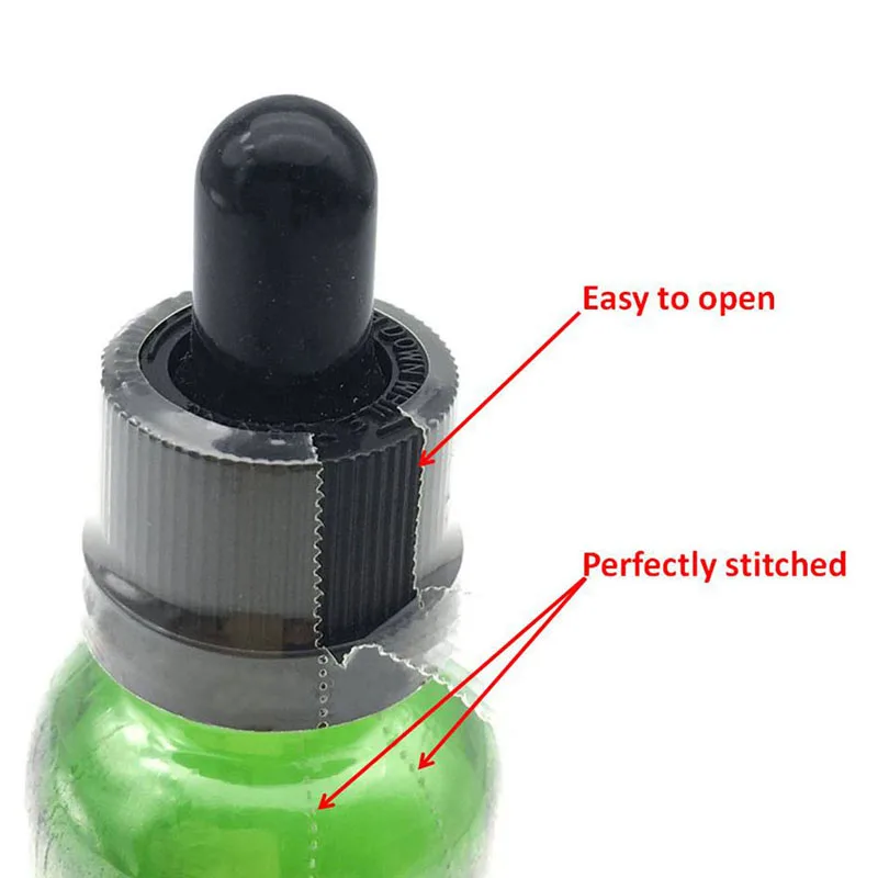 Термоусадочная пленка для электронной жидкости 30 мл стеклянные флаконы с