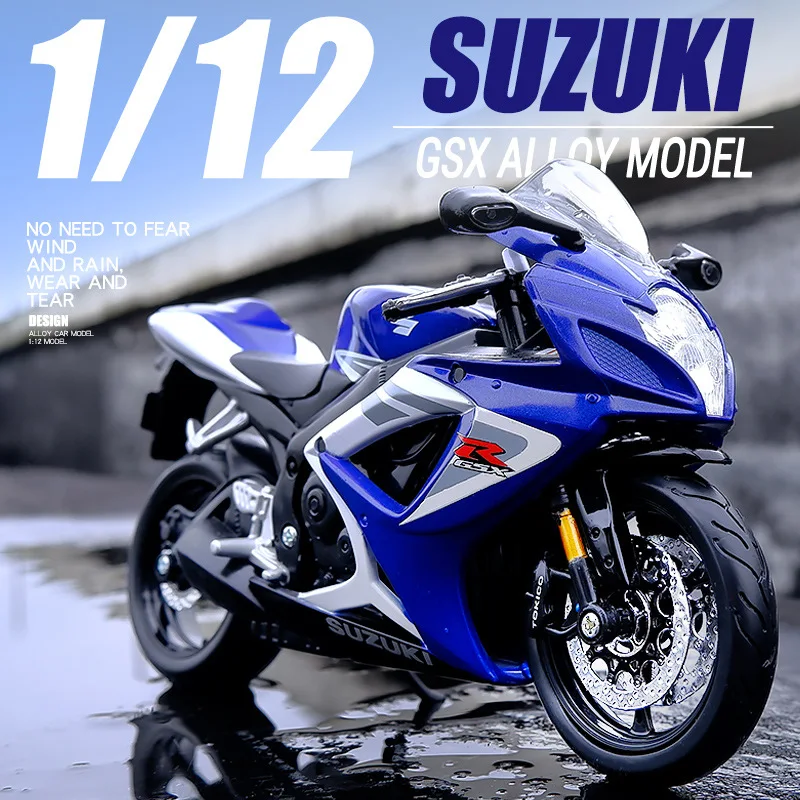 

Meritor Figure 1:12 GSX-R750 Motorcycle Model Simulation Alloy Children's Toy Motorcycle Model