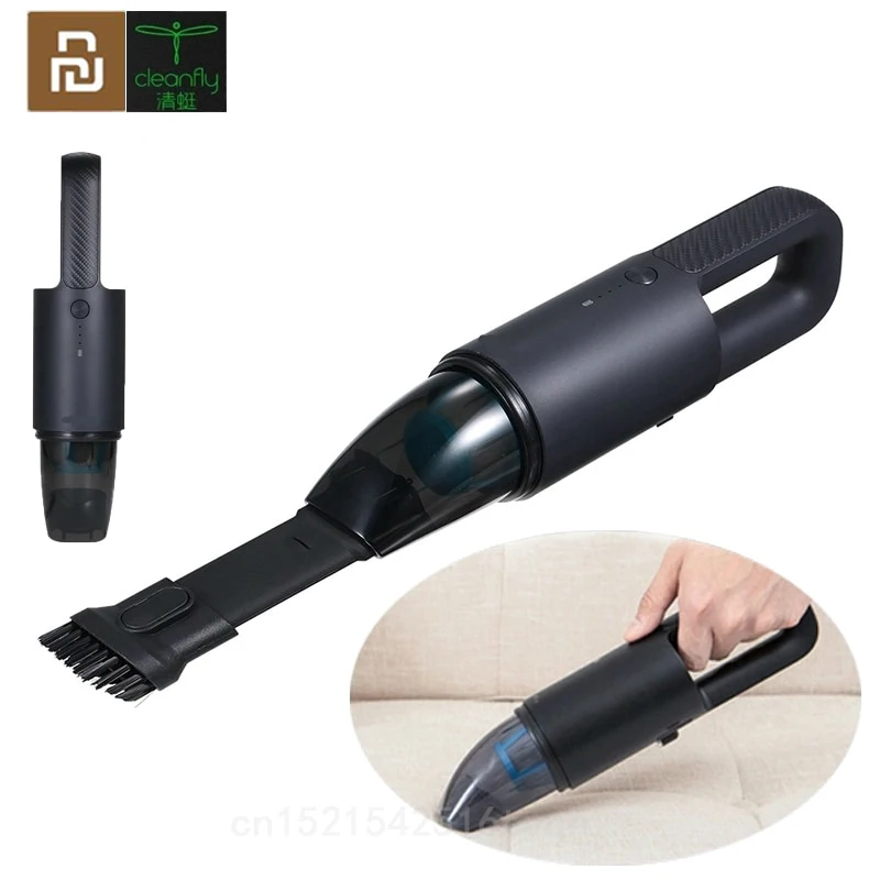 

Xiaomi Cleanfly FVQ Portable Car Wireless Handheld Vacuum LED Light Mini Cleaner for home Dust Catcher Strong Cyclone Suction