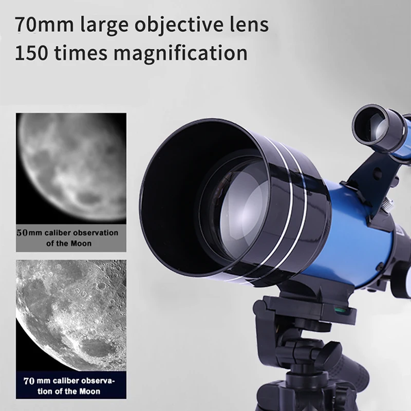 Профессиональный астрономический телескоп HD 150-кратное увеличение портативный