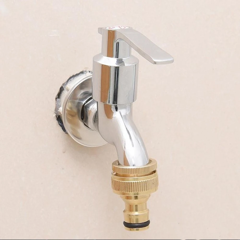 

15mm-23mm Universal Kitchen Hose Adapter Metal Faucet Connector Mixer Hose Adapter Tube Joint Fitting Garden Watering Tools