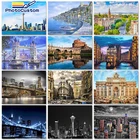 Алмазная живопись SDOYUNO 5D для творчества, полная вышивка квадратнымикруглыми стразами, картина из искусственных страз