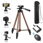 Штатив-Трипод для мобильного телефона с дистанционным управлением Управление 130 см штатив клип Bluetooth затвора Штатив для телефона, фотокамеры для селфи фото видео съемки