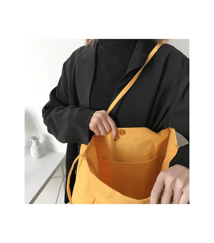 Новинка 2020 весенние холщовые синие сумки через плечо с животными вместительная