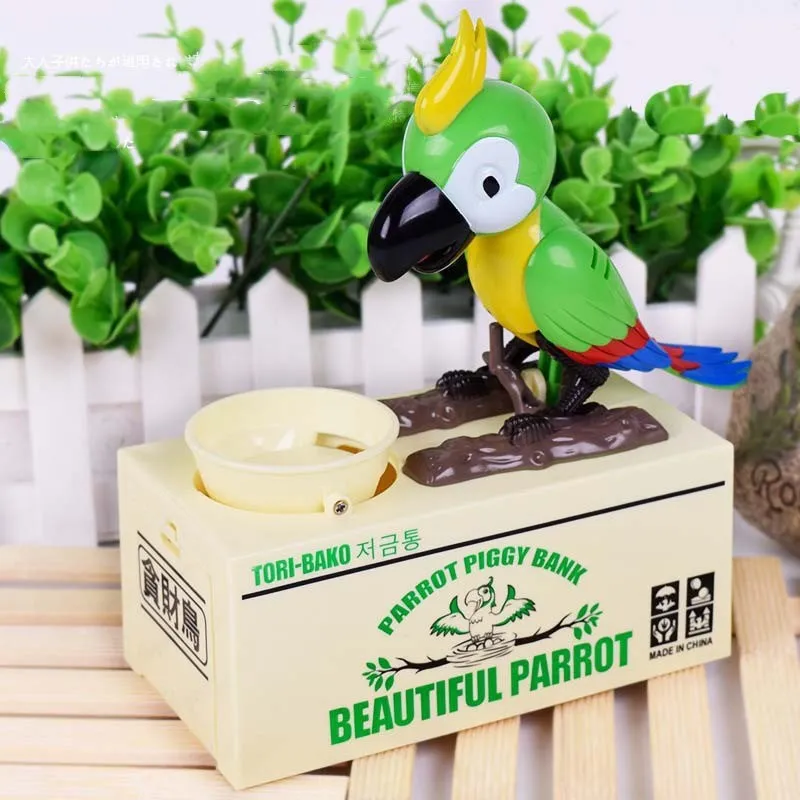 Новое поступление милая модель монеты в виде птиц копилка для сбережений банкнот